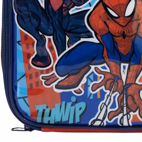Spider-Man Insulated Lunch Bag and 400ml Aluminium Bottle Set in Multicolour – 3
