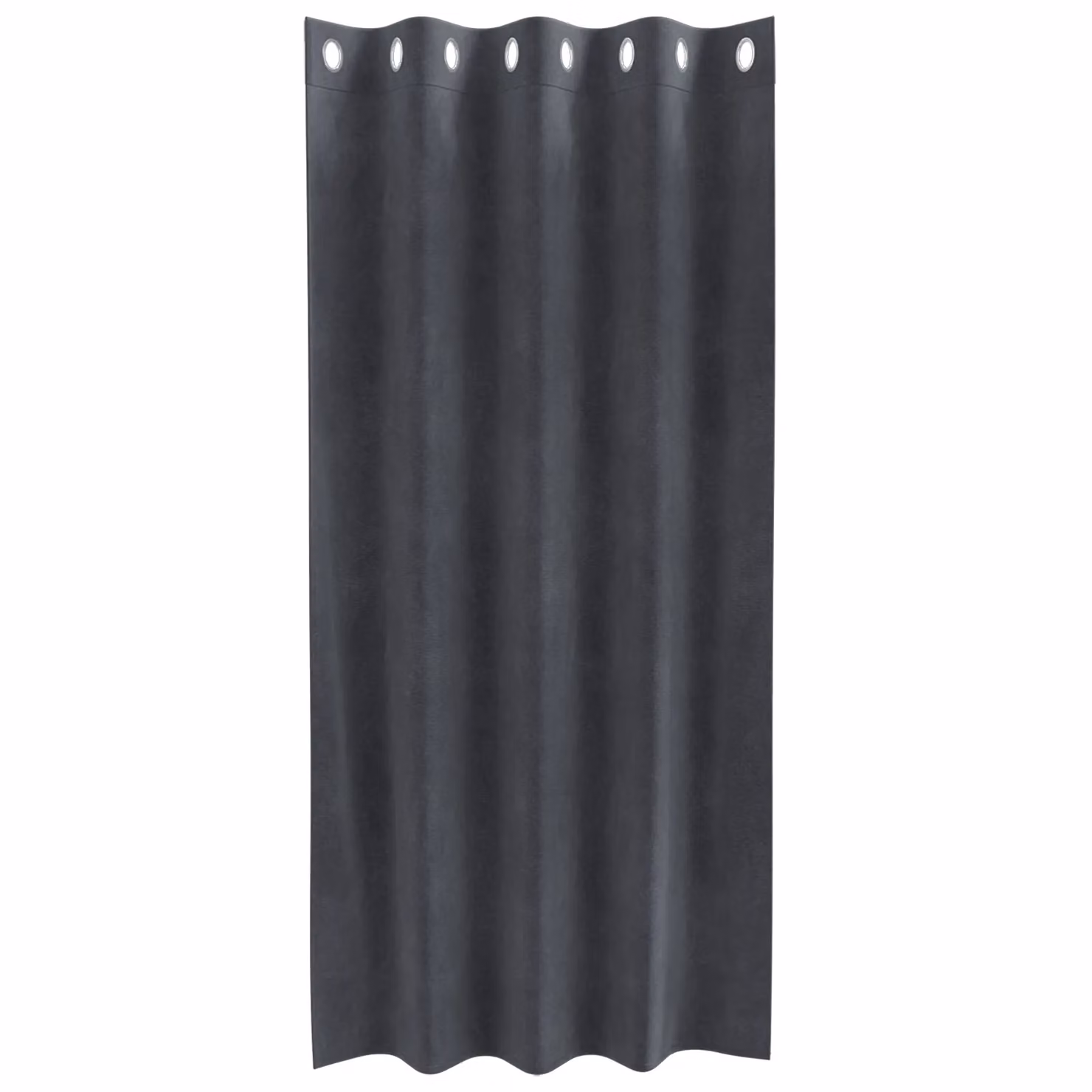 Berkfield Home Light Grey Velvet Blackout Curtains with Eyelets, 2 Pack, W: 140 cm, H: 175 cm – 3