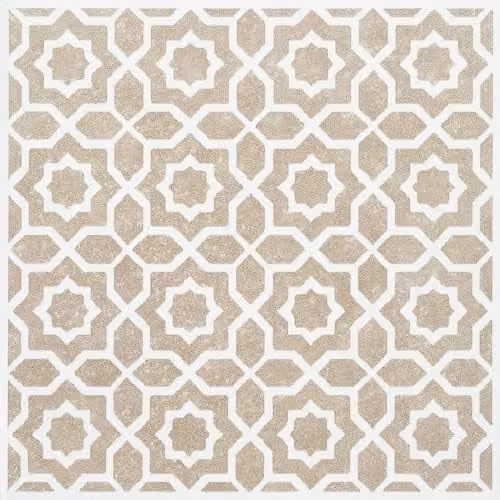 d-c-fix Set of 6 Lina Beige Geometric Tile Stickers, Water-Resistant Self-Adhesive Wall Tiles, W/D/H: 15 x 15 x 15 cm