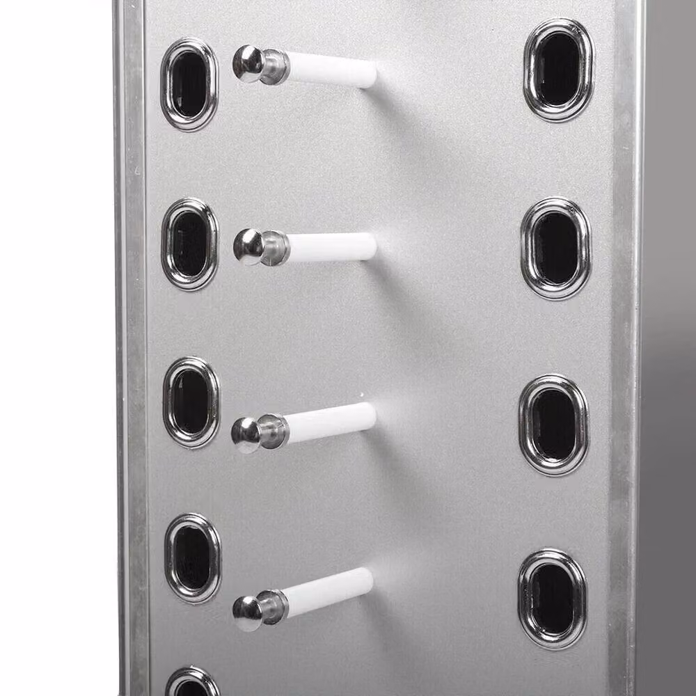 NESTLUNE 360 Degree Rotating Sunglasses Holder Rack Display Stand in Silver, Holds 44 Pairs – 4