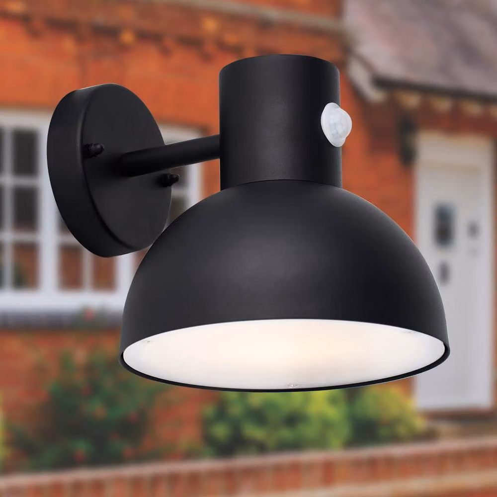 First Choice Lighting Arkle Black Motion Sensor LED Outdoor Wall Light – 2