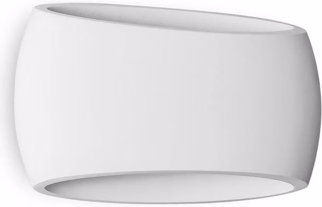 First Choice Lighting Sophia White Plaster E27 Up and Down Wall Light – 1