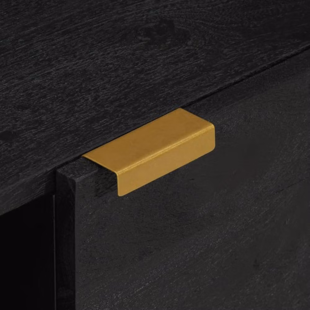 Berkfield Home Black Industrial Coffee Table, W/D/H: 100 x 54 x 40 cm – 3