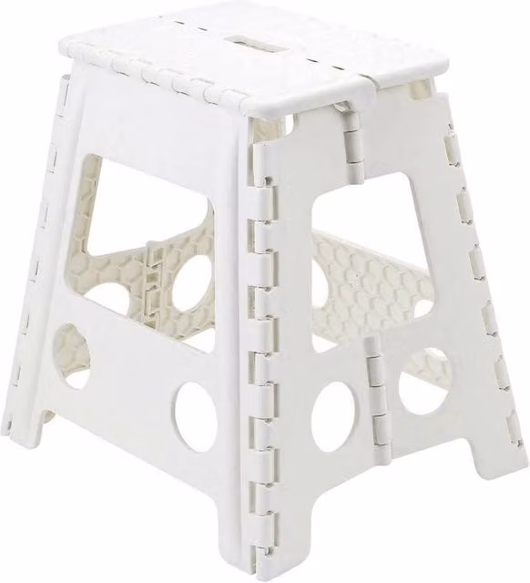 PAWNORA Multi-Purpose Foldable Step Stool in White – 1