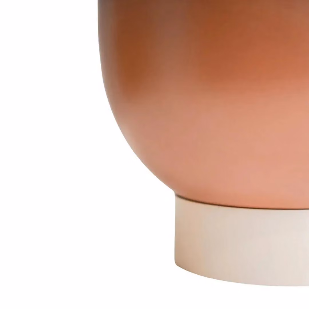 Ivyline Austin Dual Rhubarb Metal Planters Set of 2 in Pink and Orange – 2