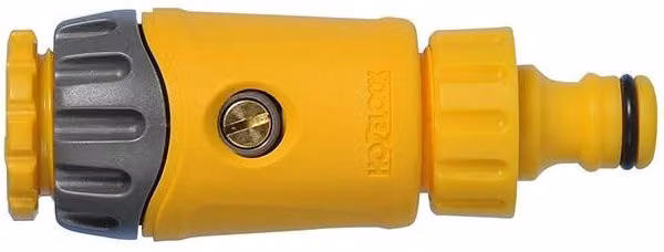 Hozelock Non-Return Tap Connector 1/2 inch, Yellow – 3