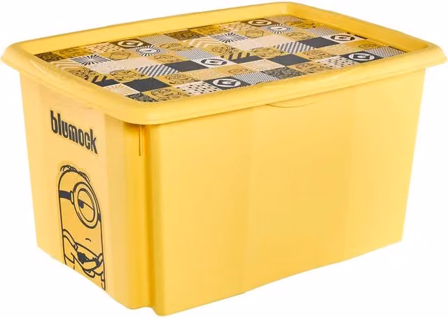 Keeeper Minions Yellow Stackable Turning Storage Box, 45 Litre – 1