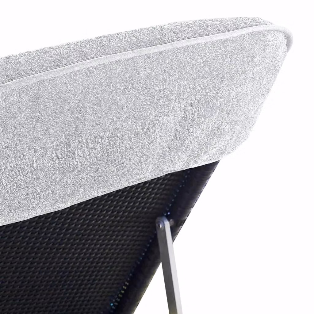 Berkfield Home White Quick-Drying Fluffy Beach Towels, 2 Pack, W: 60 cm, L: 135 cm, 400 GSM – 2