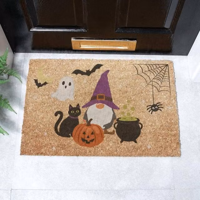 Artsy Mats Halloween Icons Doormat in Brown, W/D: 60 x 40 cm – 1