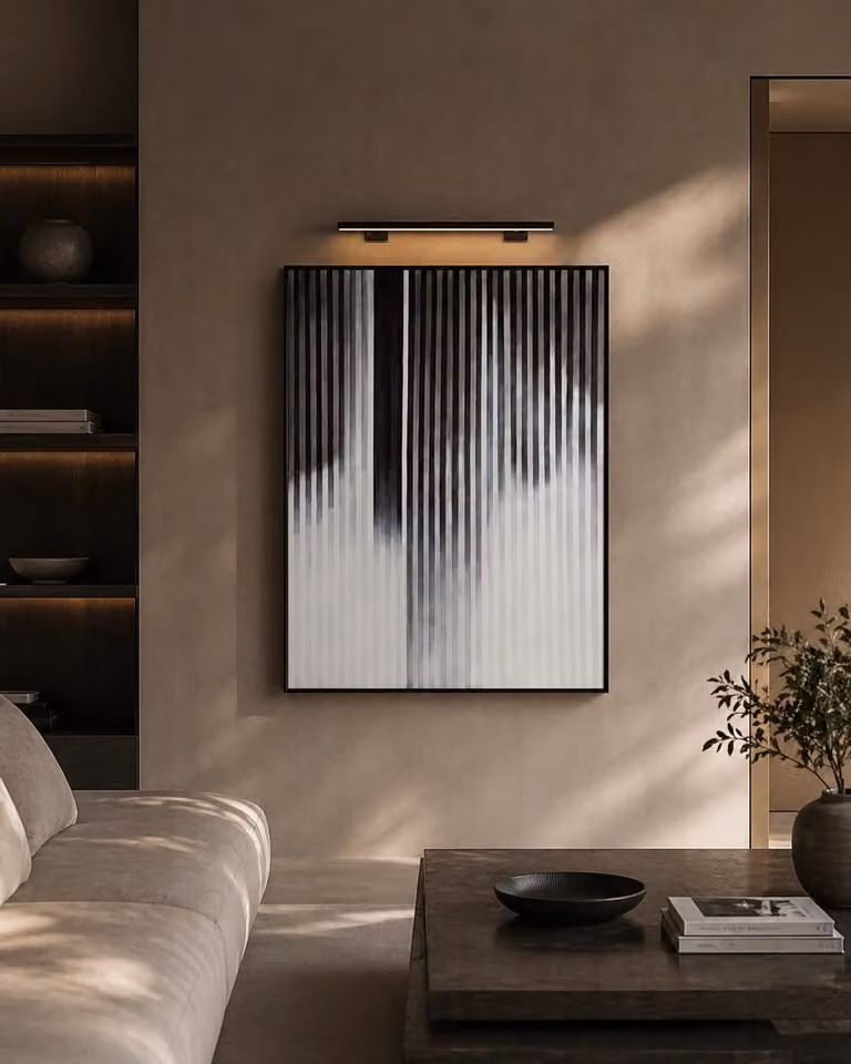 Tommy Franks Lattice I Modern Abstract Geometric Black Wall Artwork W: 120 cm, H: 100 cm