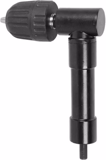 VOGREX 90 Degree Right Angle Drill Attachment Cordless Extension in Black Aluminium