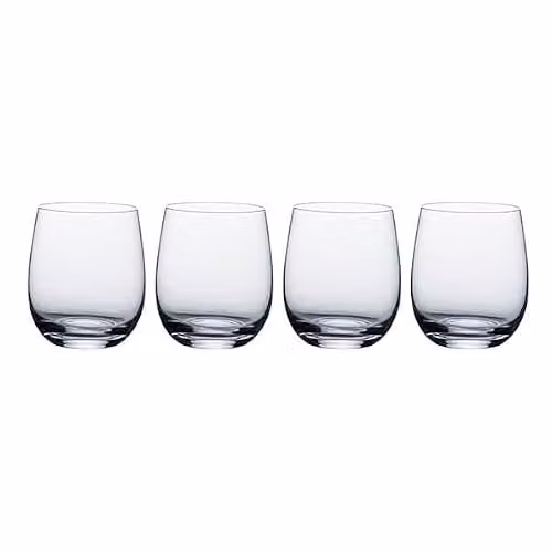 Rayware Ravenhead Kings Set of 4 Transparent Mixer Glass Tumblers, 360ml