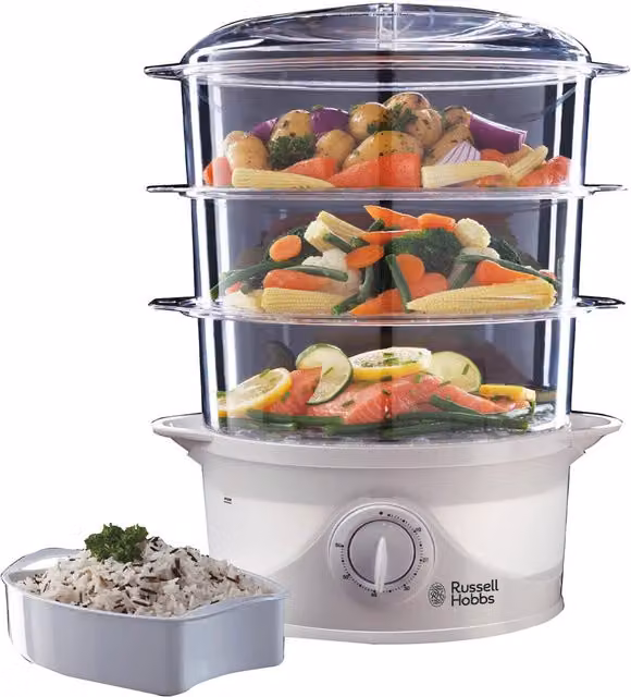 Russell Hobbs Food Steamer in White