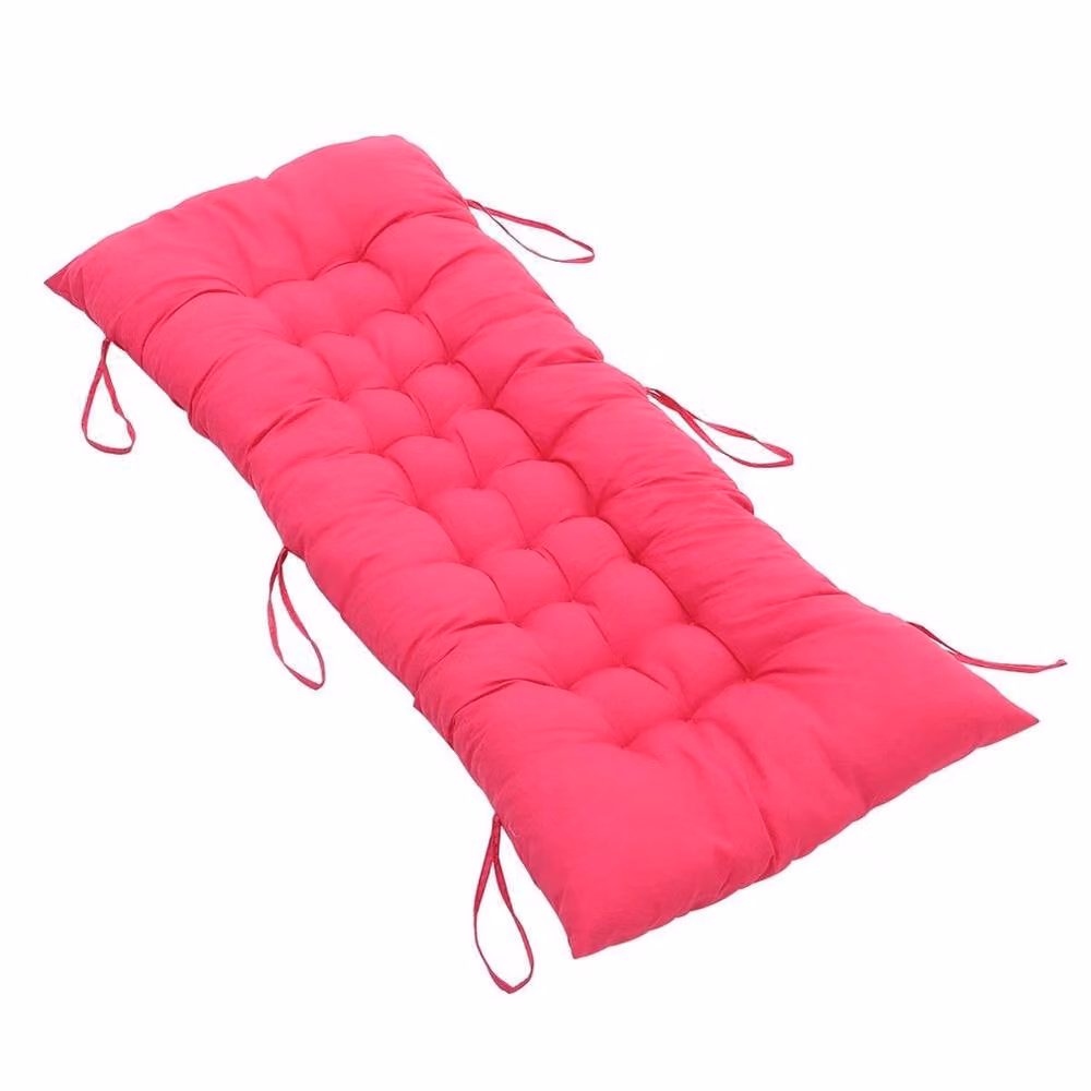 SPETLEK 2 Seater Garden Swing Seat Pad in Pink, W/D/H: 110 x 40 x 8 cm – 3
