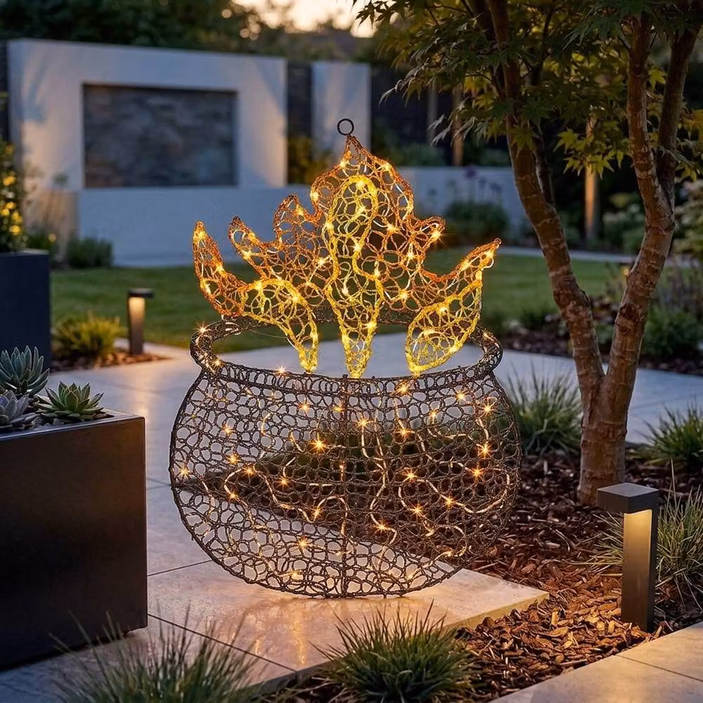 Garden Greatness 3D Soft Acrylic Cauldron LED Multicolour Figure – 2
