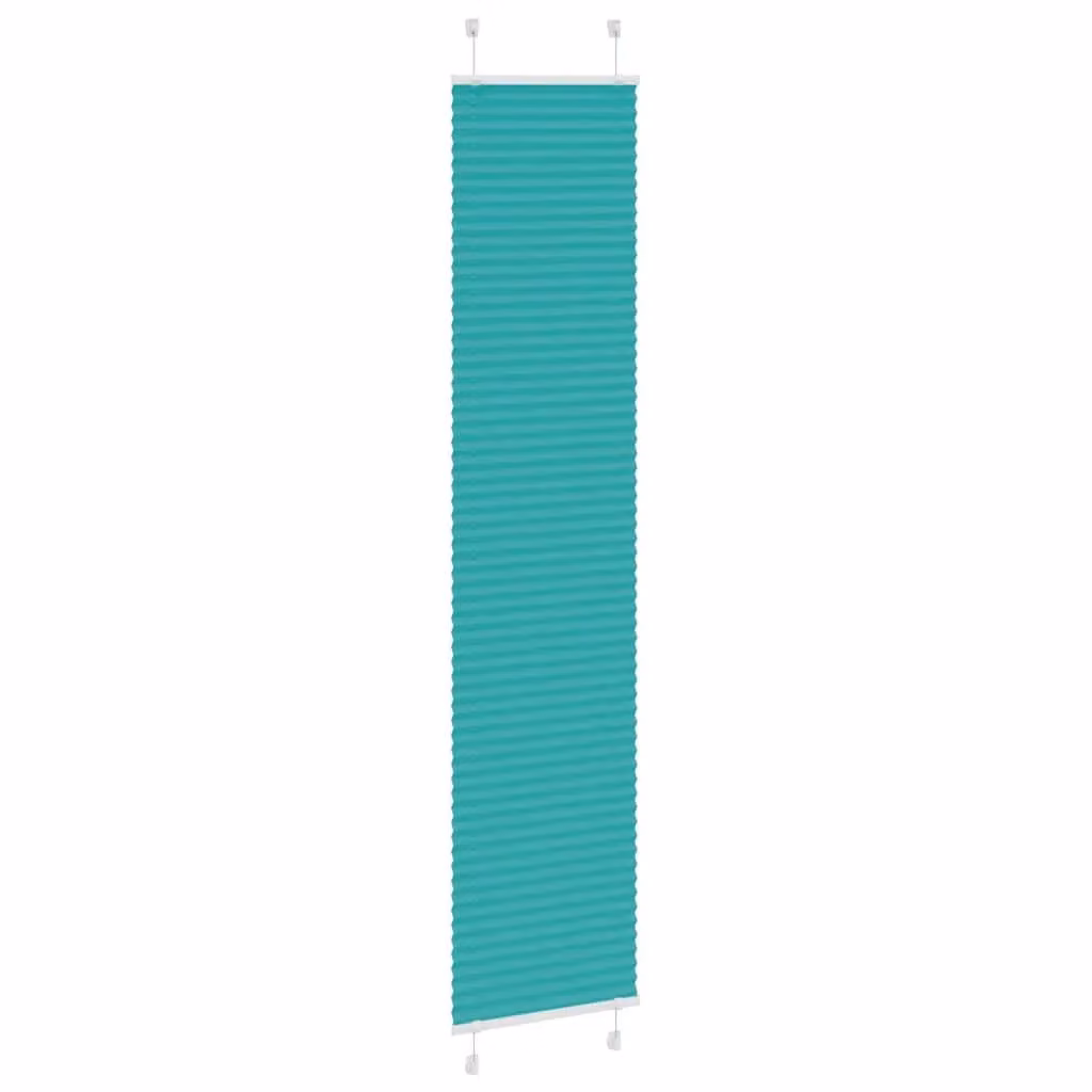 Berkfield Home Single Pleat Corded Blind in Petrol Green, W: 49.4 cm, H: 200 cm, Semi-Transparent Polyester Fabric – 3