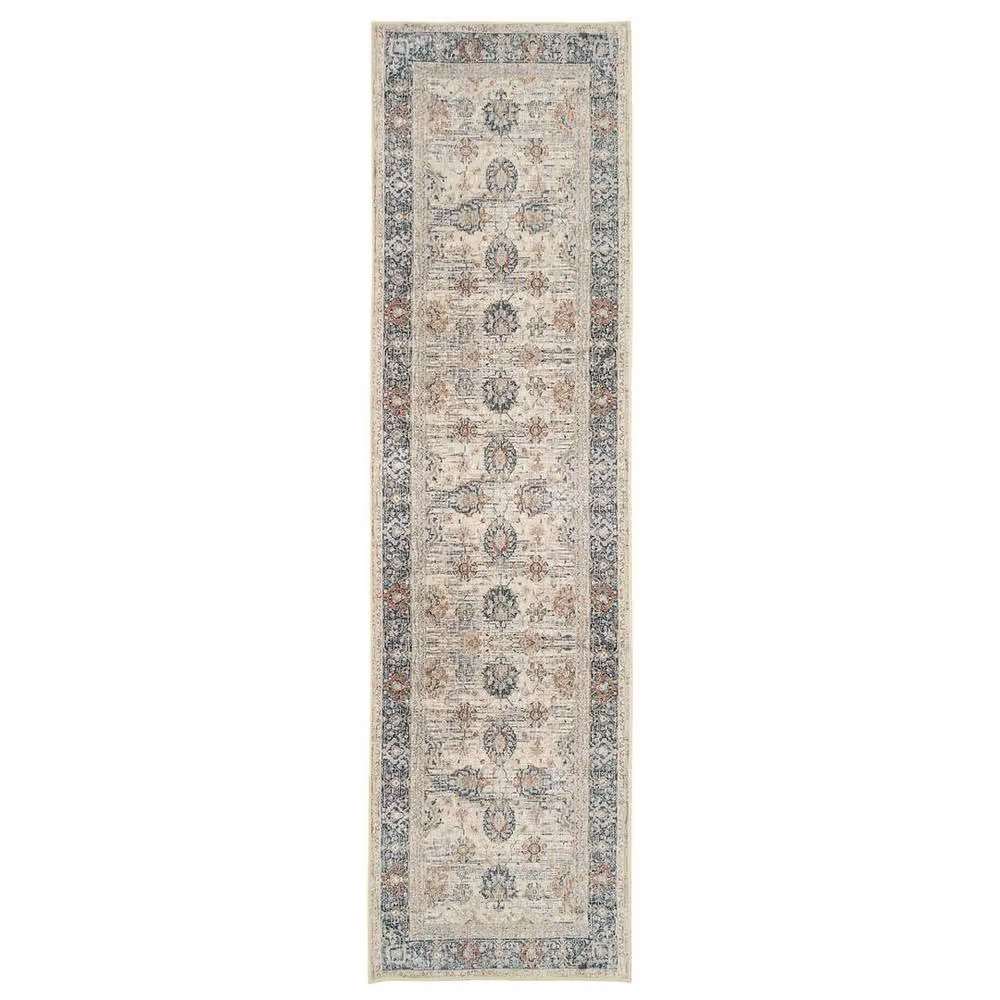 Kukoon Vintage Soft Pile Area Rug in Beige, W: 240 cm, D: 330 cm – 3