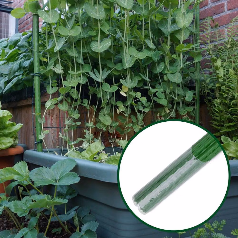 SPETLEK 20-Pack Green Garden Plant Stakes, 90 cm Height – 5