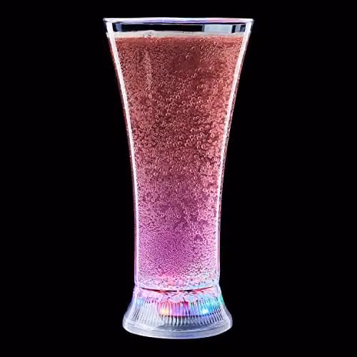 UltraByEasyPeasyStore Set of 2 Water Activated LED Light Up Tumblers, Multicolour, 375ml – 3