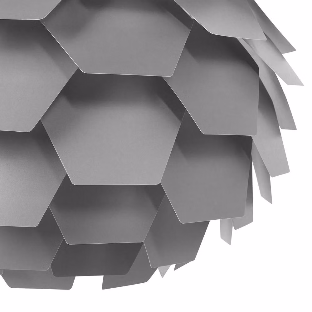 Wyld and Coco Grey Scandinavian Cone Pendant Lamp – 5