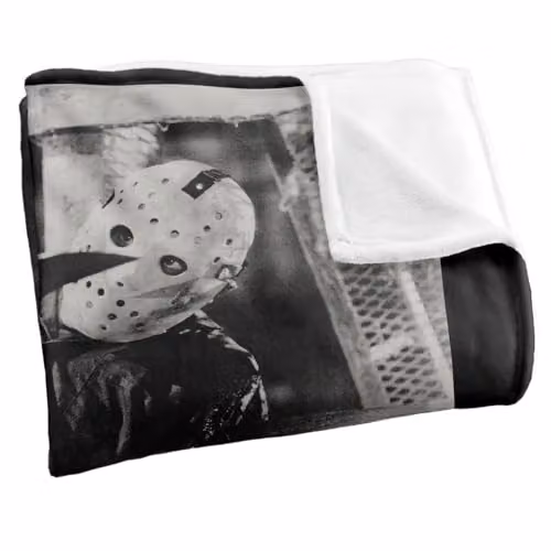 Warner Bros. Friday The 13th TGIF Silky Touch Super Soft Fleece Throw Blanket, Multicolour, W/D/H: 127.0 x 152.4 x 127.0 cm – 2