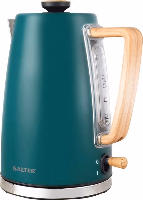 Salters Elder Jug Kettle, 1.7 l, Petrol Green