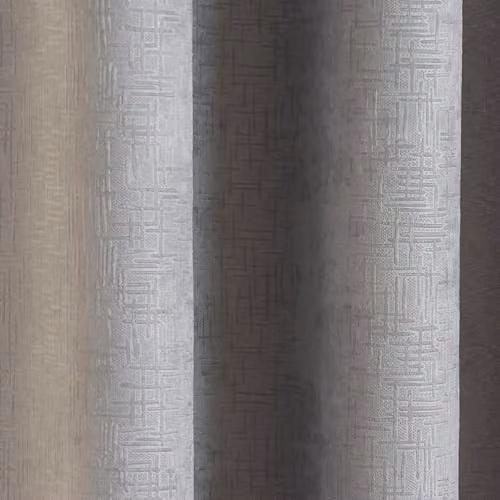 Enhanced Living Vogue Grey Silver Eyelet Thermal Noise Reducing Dim Out Curtains, Width: 117 cm, Drop: 137 cm – 5