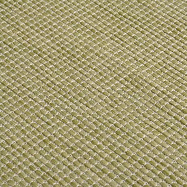 Berkfield Home Green Outdoor Flatweave Round Rug, W: 160 cm
