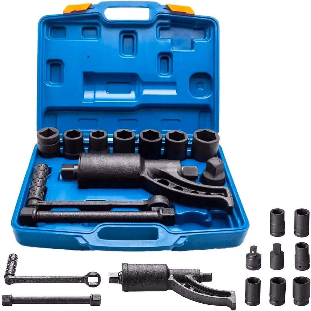 Hinsinc Torque Multiplier HGV Wheel Nut Remover Heavy Duty 1 Inch Wrench in Blue – 3