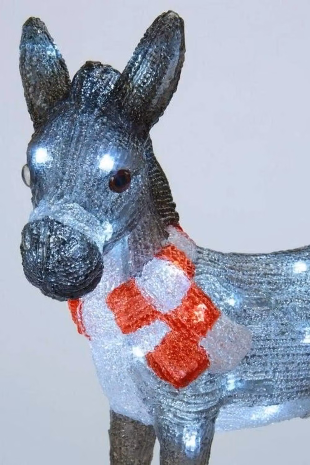 Marco Paul LED Nativity Donkey Christmas Tabletop Decoration in White and Multicolour – 2