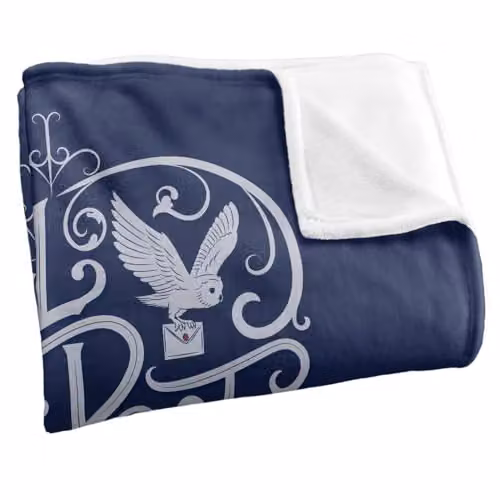 Warner Bros. Harry Potter Owl Post Super Soft Silky Touch Fleece Throw Blanket, Multicolour, W: 91.44 cm x L: 147 cm – 2
