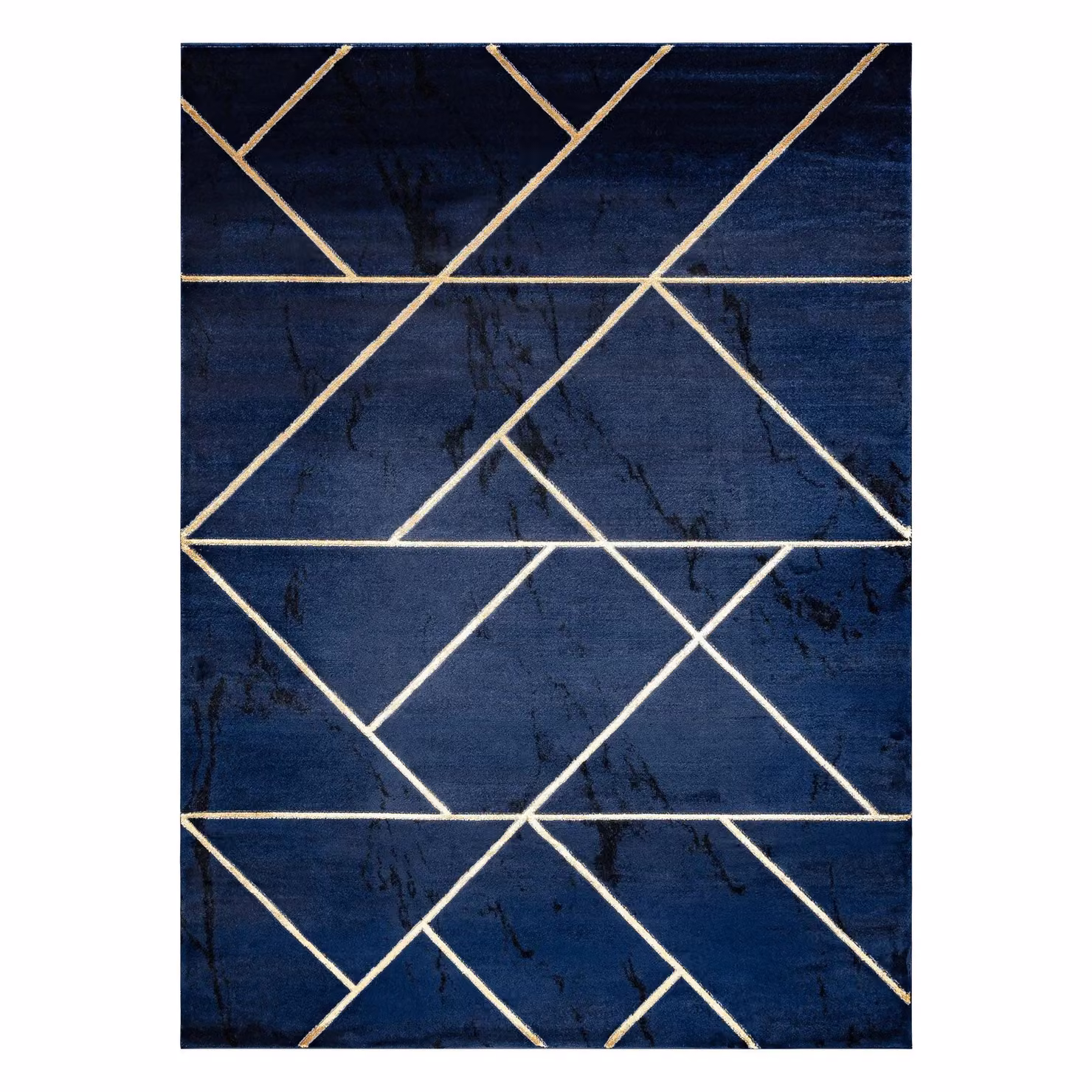 RugsX Emerald Blue Geometric Rectangular Rug, W: 180 cm, D: 270 cm – 3