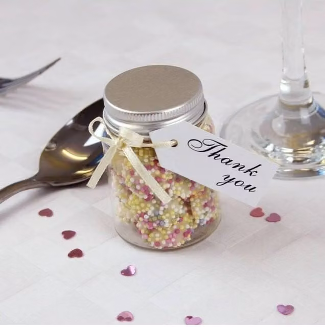 KDMD Snowies Mini Jars, 5 Pack, Multicolour