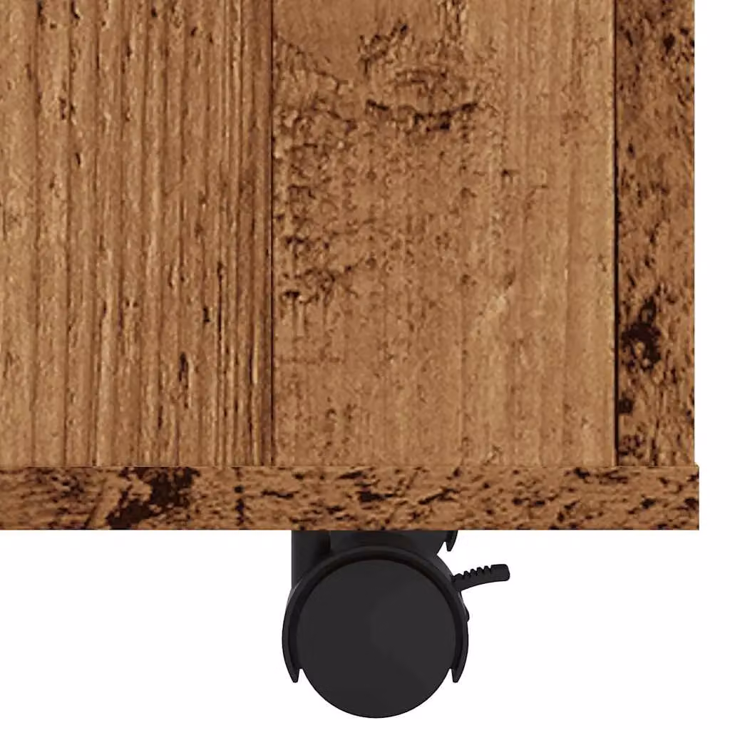 Berkfield Home Side Table in Brown Engineered Wood W/D/H: 70 x 35 x 55 cm – 7