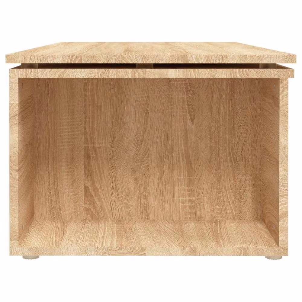 Berkfield Home Sonoma Oak Coffee Table in Beige, W: 150 cm, D: 50 cm, H: 35 cm – 3
