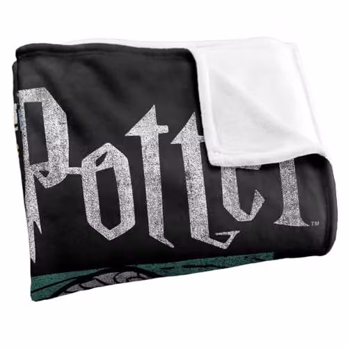 Warner Bros. Harry Potter House Squares Silky Touch Super Soft Fleece Throw Blanket, Multicolour, W: 127.0 cm, D: 152.4 cm – 2