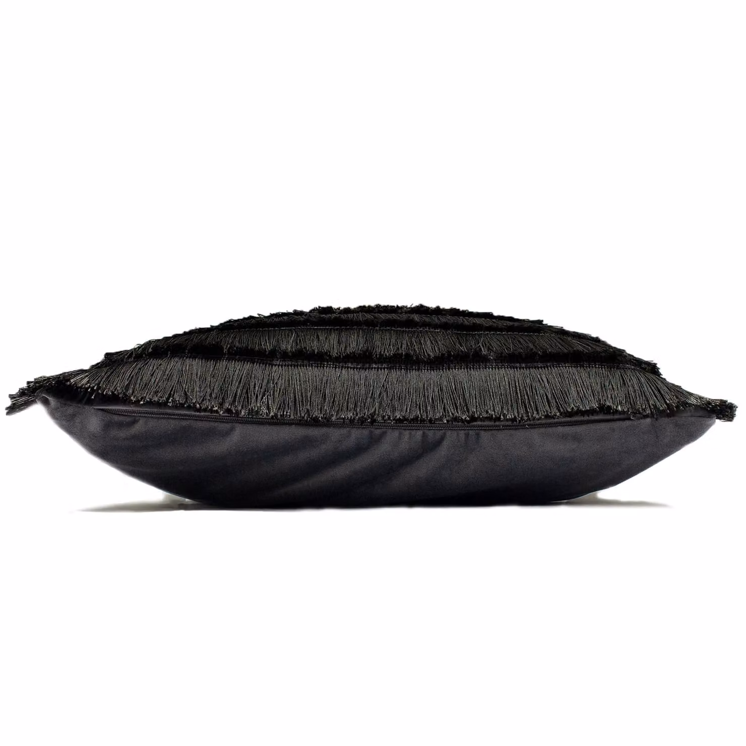 Furn Flicker Square Velvet Cushion in Grey and Black, W/D/H: 45 x 45 x 45 cm – 2