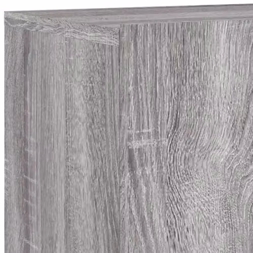 vidaXL Set of 2 Modern Wall-Mounted TV Cabinets in Grey Sonoma, W/D/H: 80 x 30 x 41 cm – 3