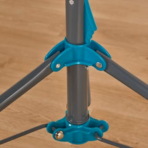 OHS 3 Arm Steel Rotary Washing Line with Tripod in Grey – 3