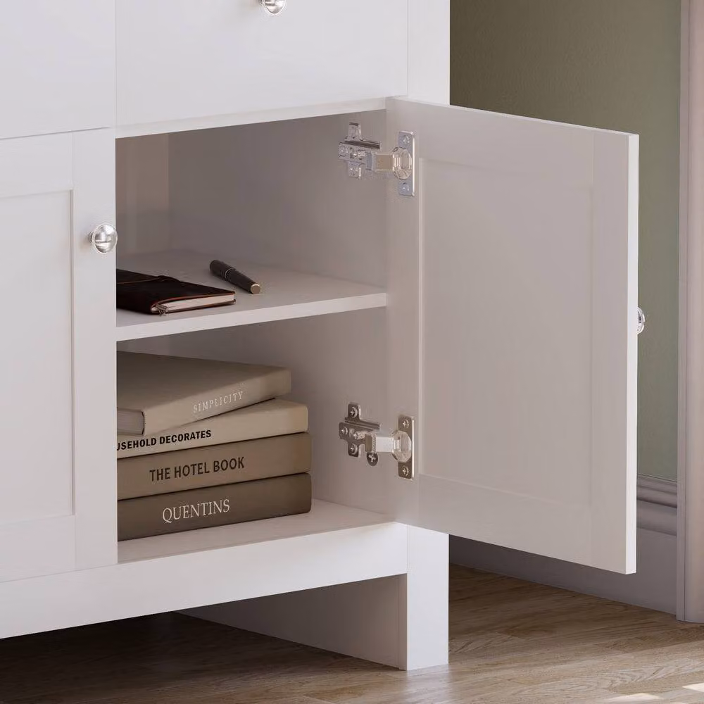 HD Designs Vida Designs Arlington 2 Door 2 Drawer Sideboard in White – 3