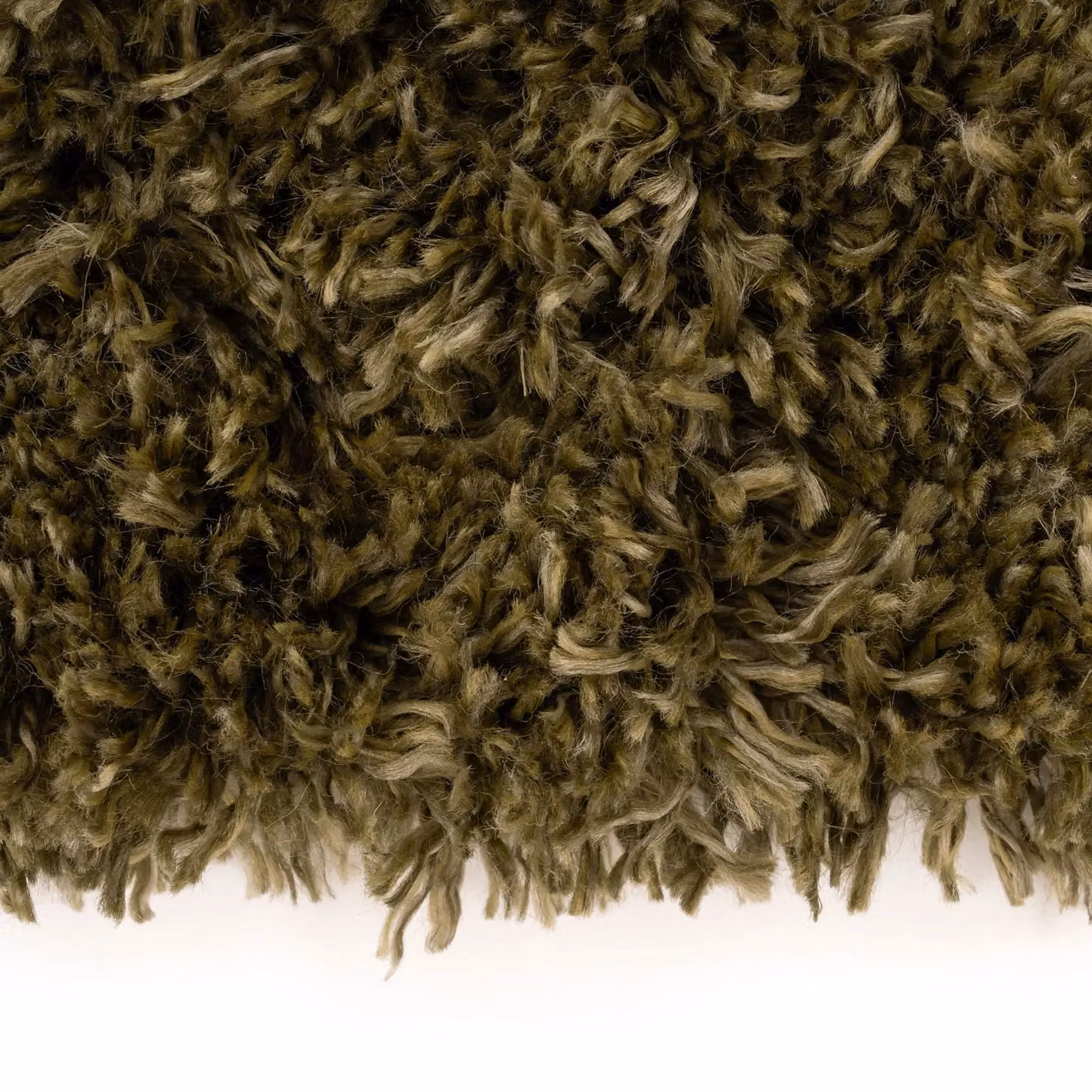 Kukoon Soft Fluffy Thick Pile Shaggy Area Rug in Green, W: 200 cm, D: 290 cm – 2