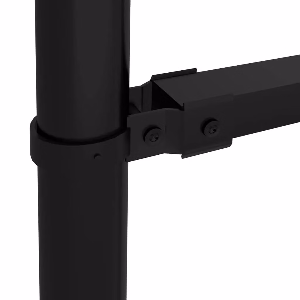 Berkfield Home Black Steel Spear Top Palisade Garden Fence – 2