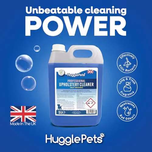 HugglePets Domestic Upholstery Cleaner, 5L, Blue – 6