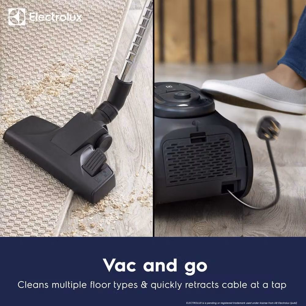 Electrolux Grey Bagless Corded Cyclone Vacuum Cleaner – 4