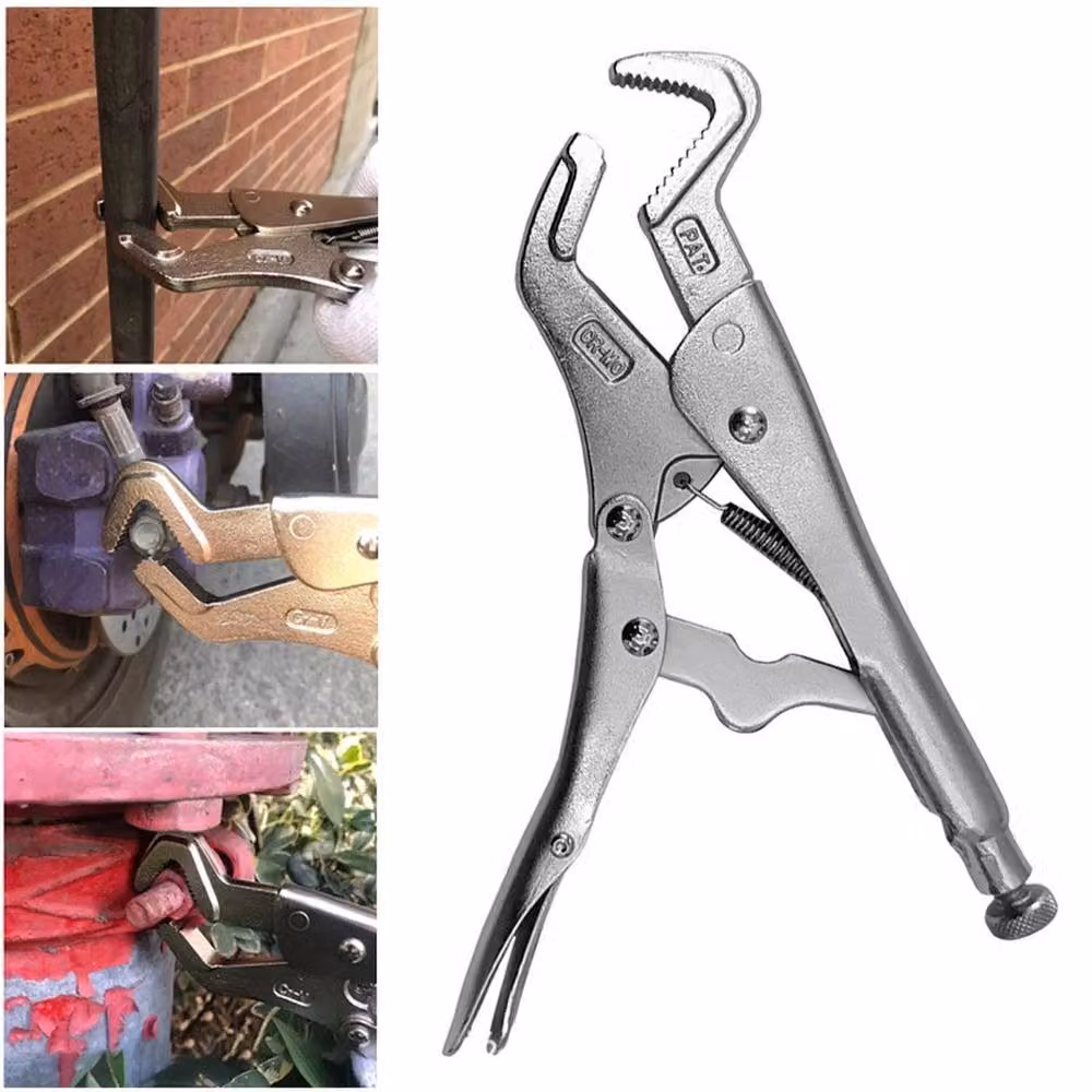 VOGREX Adjustable Locking Mole Grip Pliers in Silver Steel – 2