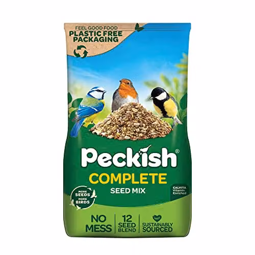 Peckish Complete Seed and Nut Mix for Wild Birds, 1.7kg, Green – 1