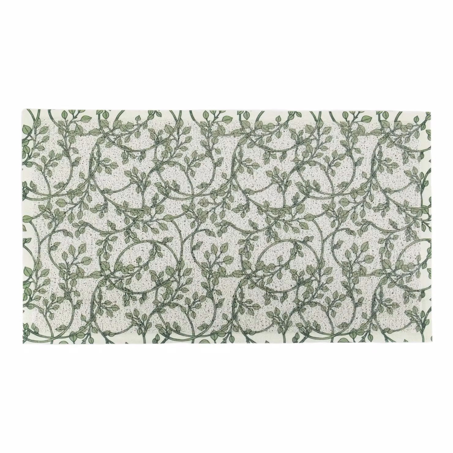 Artsy Mats Vines William Morris Pattern Indoor Outdoor Doormat in Green, W: 90 cm, D: 60 cm – 2