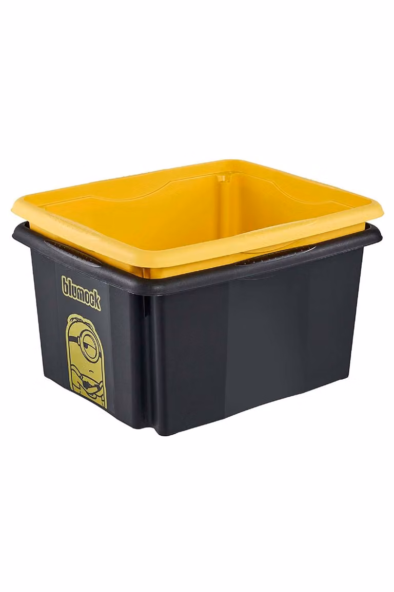 Keeeper Minions Turning Stacking Box Set, 15L and 24L, Black