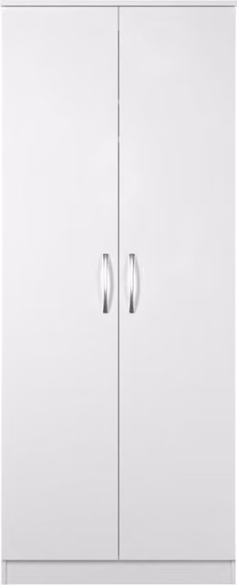 Avon Ready Assembled 2 Door Wardrobe in White Matt – 2