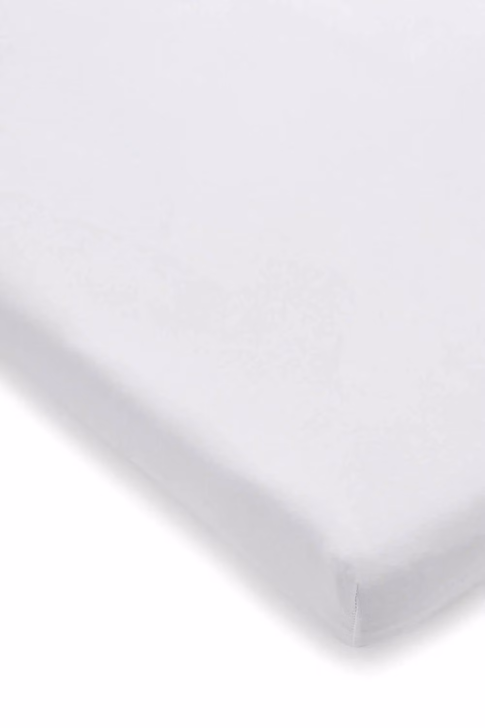 Martex Baby Twin Pack of White Cotton Jersey Fitted Cot Bed Sheets, W/D/H: 60 x 120 cm – 2